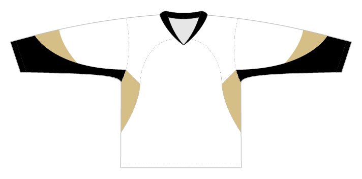 K1 Phoenix Series Hockey Jersey - White/Black/Orange - Ice Warehouse